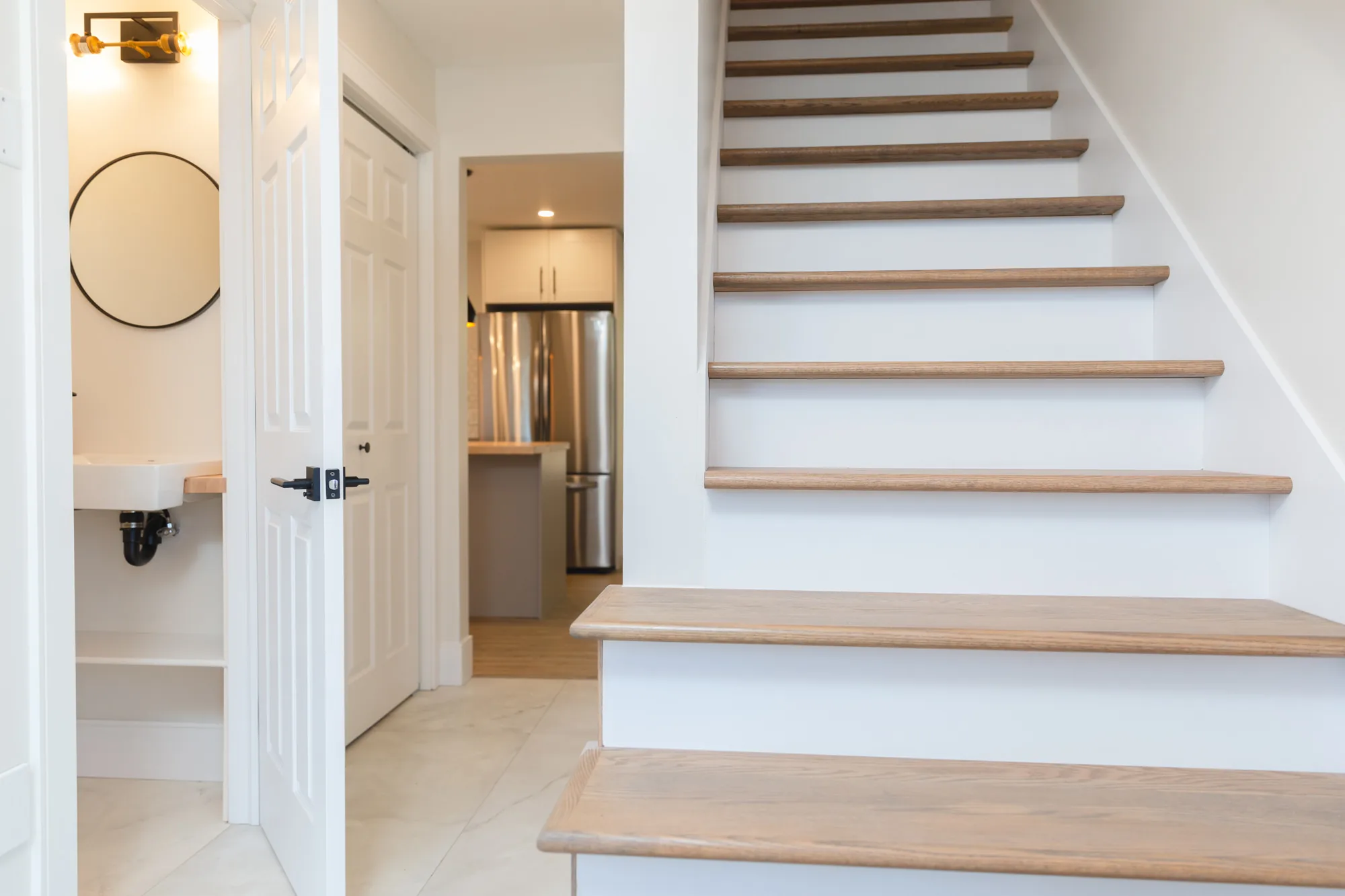 Donaldson Avenue — Hallway, after the renovation by MAD Design Interiors