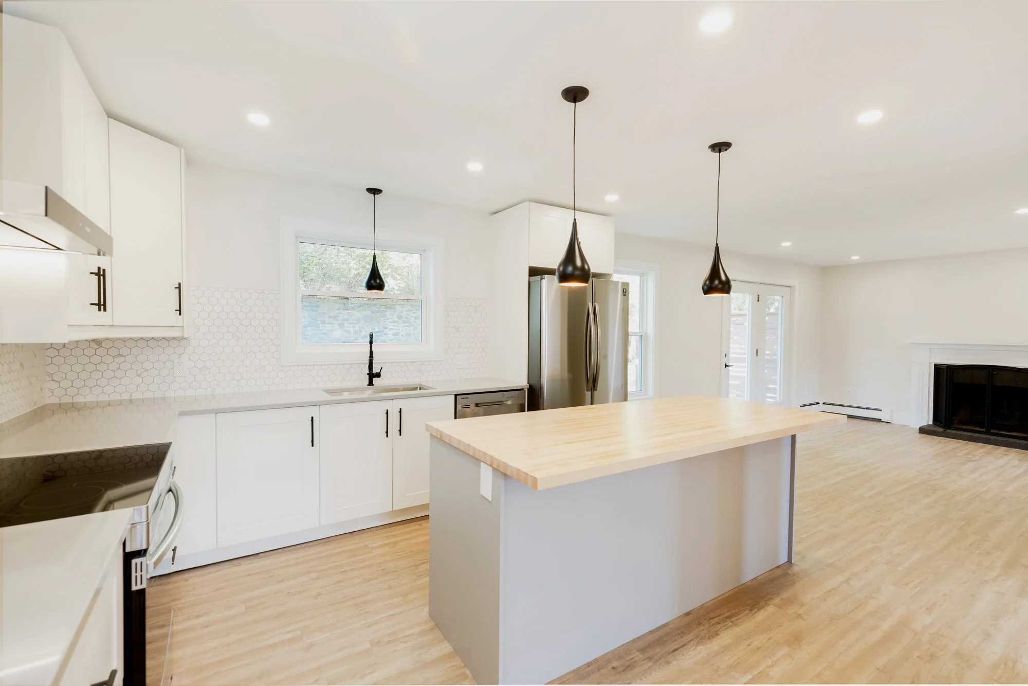 Donaldson Avenue — Living, after the renovation by MAD Design Interiors