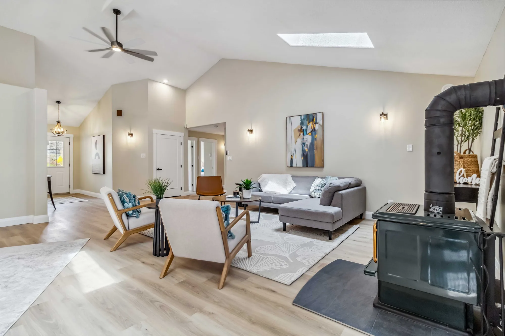 Gail Avenue — Family Room 2, after the renovation by MAD Design Interiors