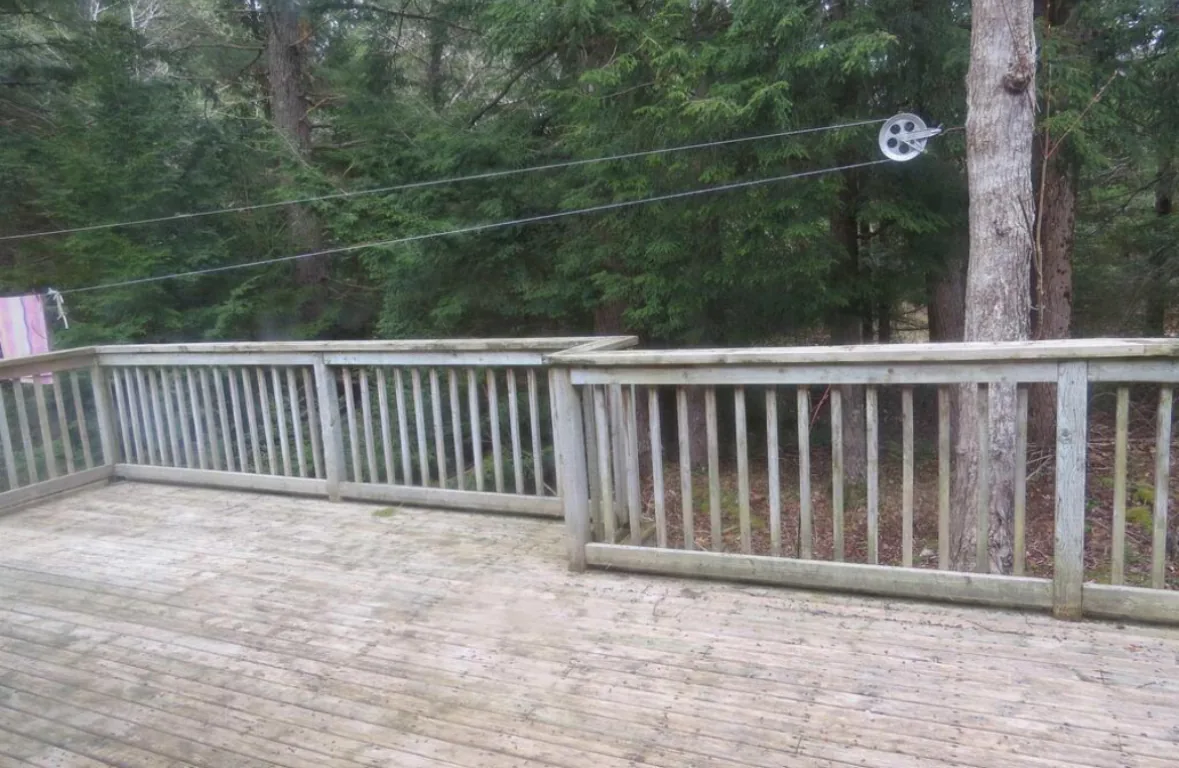 Gail Avenue — Back Deck, before the renovation by MAD Design Interiors