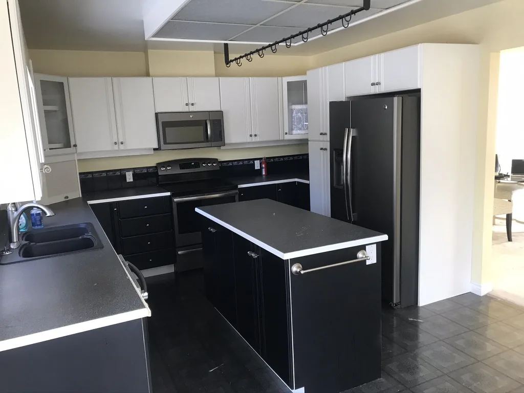 Spinnaker Drive — Kitchen, before the renovation by MAD Design Interiors